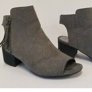 Justice Open Toe & Back Ankle Sandal Booties Sz5